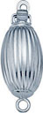 S.S. CORR OVAL CLASP 8x12.4mm