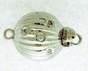14KW CORR BALL CLASP 9mm W/ DIAS TW .04