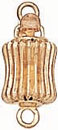 G.F. SMALL CORRUGATED DOGBONE CLASP