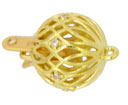 14KY FILIGREE BALL CLASP 7-.005 10mm