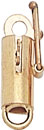 18KY BARREL LOCK W/ RINGS 4mm
