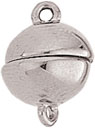 S.S. MAGNETIC SHINY BALL CLASP 10mm