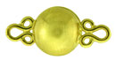 14KY ONE STRAND LENTIL MAGNETIC CLASP