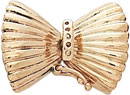 14KY FANCY STRIPE BOW CLASP FOR 5-.005