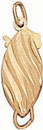 14KY FANCY MARQUISE FISH HOOK CLASP 12mm