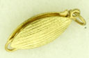 14KY FANCY MARQUISE FISH HOOK CLASP 12mm