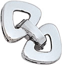 14KW SMALL CAST FOLDOVER CLASP 10.6x18mm