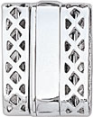 18KW FILIGREE SNAP CLASP 13.5x11.5mm
