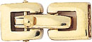 18KY FOLDOVER TYPE CLASP 17.5x8mm