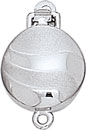 14KW FANCY FLAT ROUND CLASP