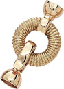 18KY FANCY RD SHRIMP CLASP