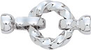 14KW TWISTED CLASP 28 x 15mm W/ 5.5mm RD CAPS W/ BAR