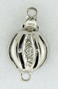 14KW DIAMOND CLASP 13x8.8mm 2/DIA