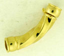 14KY FANCY 25mm TWIST CLASP