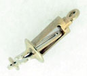 14KW OPEN BARREL FISH HOOK CLASP