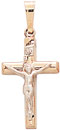 14KY CROSS W/ CRUCIFIX HOLLOW