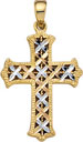 14K TT CROSS  1