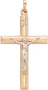 14KY CROSS W/ CRUCIFIX HOLLOW