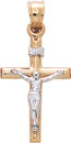 14KY CROSS W/FIGURE 1x5/8