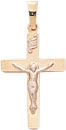 14KY CROSS W/ CRUCIFIX HOLLOW