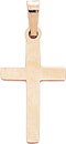 14KY SOLID CROSS 20mm .035 THICKNESS