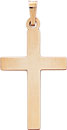 14KY SOLID CROSS 28mm .035 THICKNESS