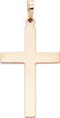 14KY SOLID CROSS 32mm .035 THICKNESS