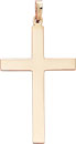 14KY SOLID CROSS 38mm .045 THICKNESS
