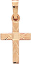 14KY SOLID CROSS