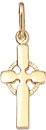14KY SHINY CELTIC CROSS 11/16