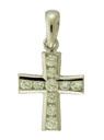 14KW SMALL CZ STUD CROSS 14mm