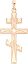 14KY CROSS SOLID