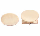 14KY SHINY OVAL CUFF LINK 22x16mm .025