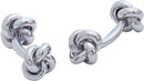 14KW LOVE KNOT CUFF LINK 1