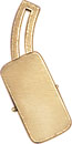 18KY OBLONG CUFF LINK BACK 15.25x8mm