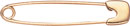 14KW SAFETY PIN W/PLAIN HEAD 1.5