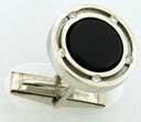14KW RD CUFF LINK W/5 DIA .02