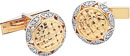 14KY RD 15mm CUFF LINK W/.32DIA