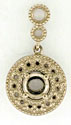 14KW FANCY DIA PENDANT FOR 1-.351-.101-.0316-.02