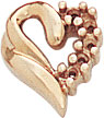 14KY HEART EARRING FOR 5-.01@