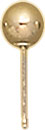 G.F. SHINY BALL EARRING 5mm