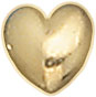 14KY LW STAMPED EARRING MED HRT
