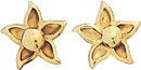 14KY 5 STAR FLOWER EARRING SM.