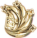 14KY FANCY EARRING JACKET 4/.02