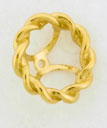 14KY ROPE DESIGN EARRING JACKET 7mm I.D.