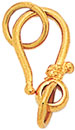 18KY FANCY HOOK AND EYE CLASP