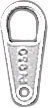 PLAT MED/LG PS TAG 9.25x4mm
