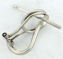 PLAT CLIP BACK LW EARRING FOR PEARL