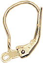 14K PINK EURO WIRE W/LOOP