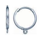 14KY HINGED EARRING 11mm W/LOOP